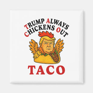 Imán Divertido Trump Taco Trump Siempre se Rinde _19 