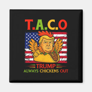 Imán Divertido Trump Taco Trump Siempre se Rinde _26