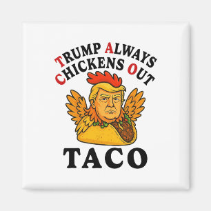 Imán Divertido Trump Taco Trump Siempre se Rinde _7 