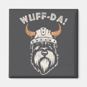 Imán Divertido Uff Da Woof Da Cita Pun Noruega Schnauze
