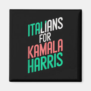 Imán Divertidos Chicas italianos para Kamala Harris Ita