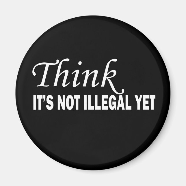 Imán divertidos dichos sarcásticos (Frente)