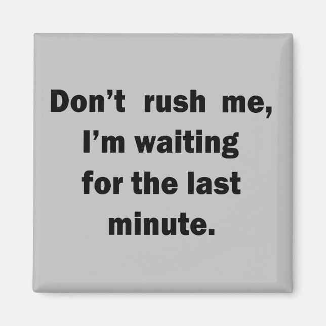 Imán divertidos dichos sarcásticos (Frente)