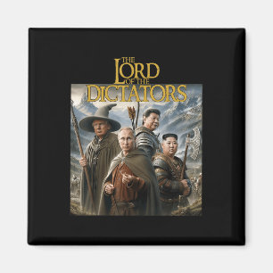 Imán Divertidos Lord Dictadores contra Putin Trump Kim 