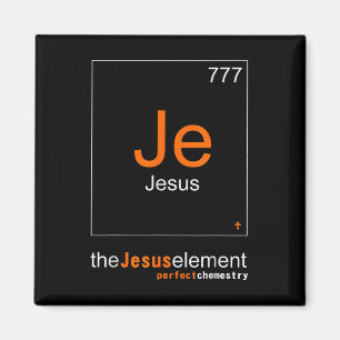 Imán Divertidos Los Elementos De La Quimica De Jesucris