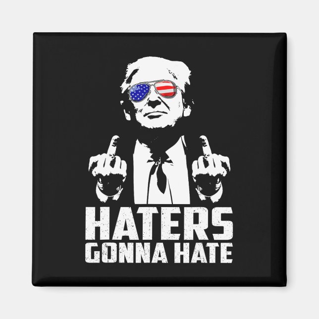 Imán Divertidos odios odiarán al presidente Donald Trum (Frente)