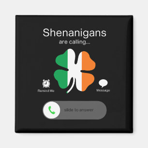 Imán Divertidos Shenanigans llaman irlandeses a Día de