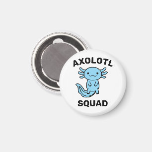 Imán Divi squad de Axolotl lindo gracioso fiesta editab