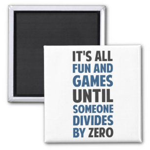 Imán Dividir por cero no es un juego