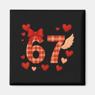 Imán Diviértete 67 Cuadros Día de San Valentín Seis Sie