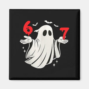 Imán Diviértete 6 7 Seis Siete Meme Halloween Humor Fan