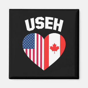 Imán Diviértete con la bandera de América Canadá USEH A