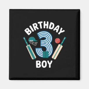 Imán Diviértete Cumpleaños 3 Cricket Niños 3 Años Cric