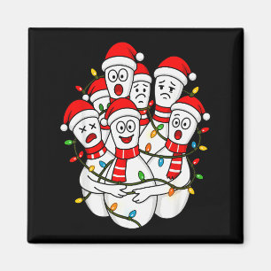 Imán Diviértete en Navidad Bolos Santa Bolos Ns Equipo 