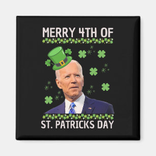 Imán Diviértete Feliz 4 de San Patricio Confundido Joe 