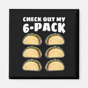 Imán Diviértete Mira Mi Taco De 6 Paquetes Chicos De Ci
