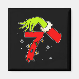 Imán Diviértete Número 7 Navidad 67 Seis Siete Meme Xma