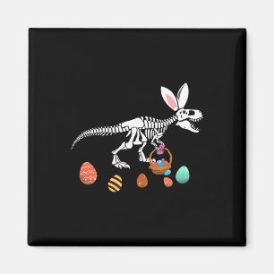 Imán Diviértete T Rex Pascua esqueleto conejo Sket caza