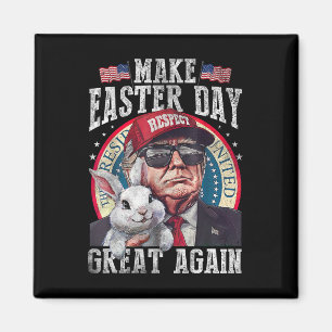 Imán Diviértete Trump Haz que el conejo de Pascua sea g