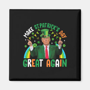 Imán Diviértete Trump Trébol Hacer el Día de San Patric