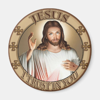 Imán Divina Misericordia Jesús Confío En Tu Devoción