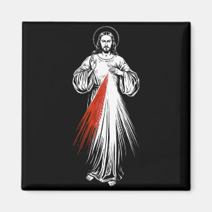 Imán Divina Misericordia Jesús Imagen Sagrada Fe Católi