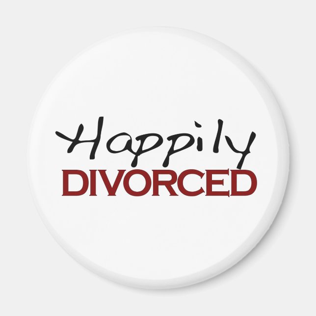 Imán Divorcio feliz (Frente)