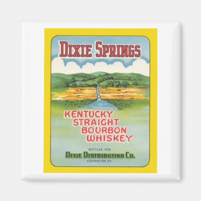 Imán Dixie Springs Bourbon (Frente)