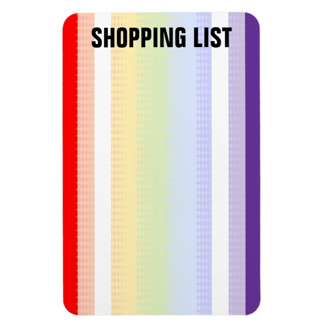 Imán DIY - Añade tu texto con un lápiz no permanente (Vertical)