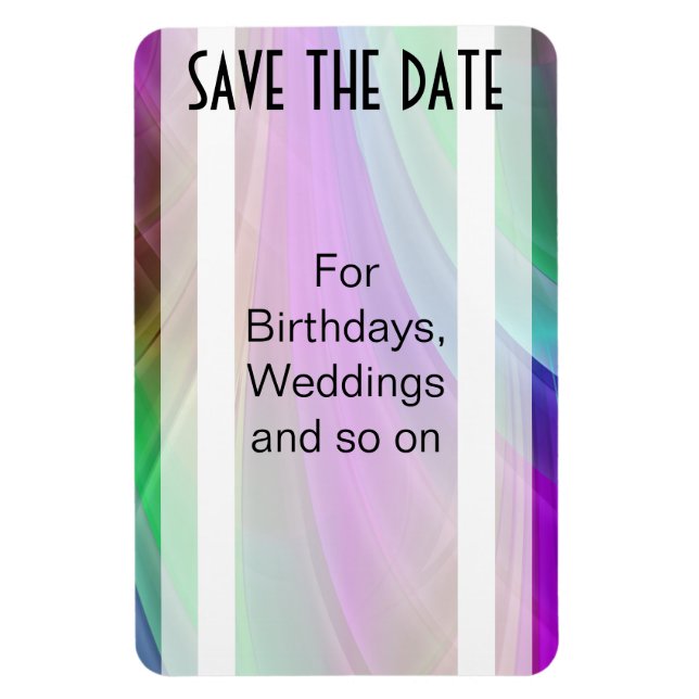 Imán DIY - Añade tu texto con un lápiz no permanente (Vertical)