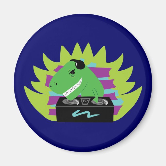 Imán Dj-asaurus Rex (Frente)