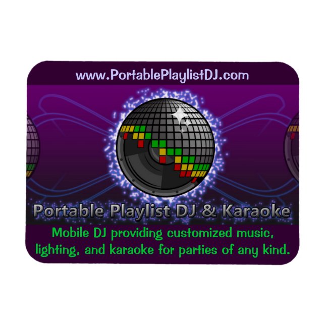 Imán DJ Business Magnet (Horizontal)