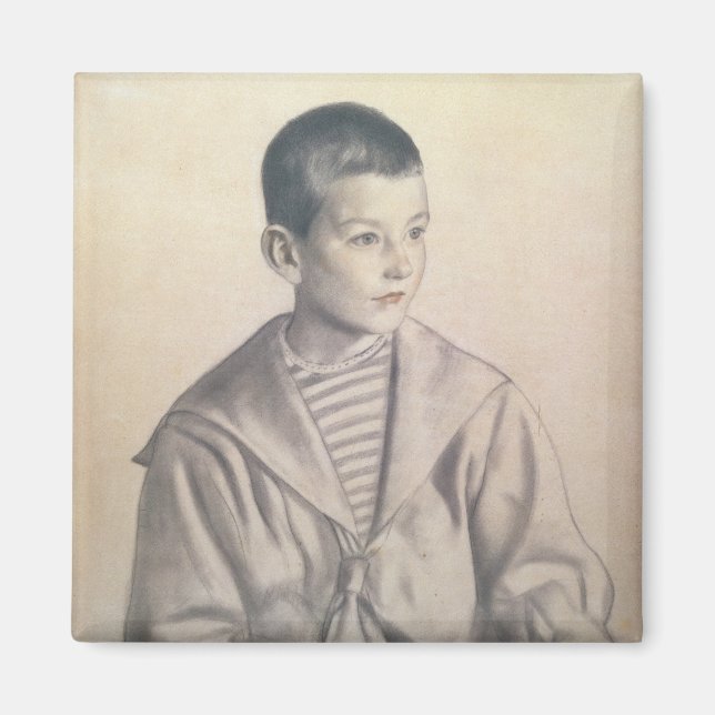 Imán Dmitri Dmitrievich Shostakovich como niño (Frente)