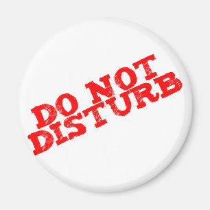 Imán do not disturb