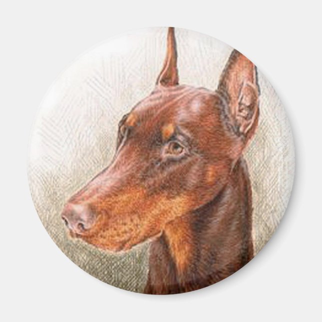 Imán Doberman (Frente)