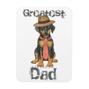 Imán Doberman Dad