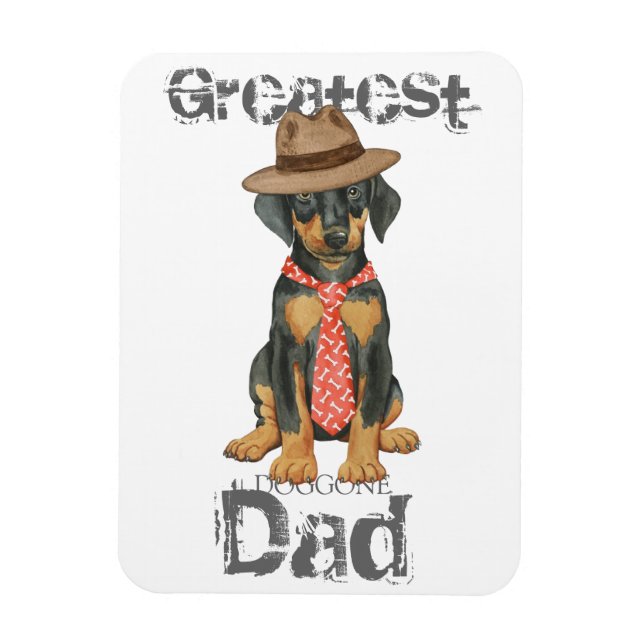 Imán Doberman Dad (Vertical)
