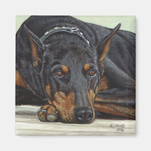 Imán Doberman Dog