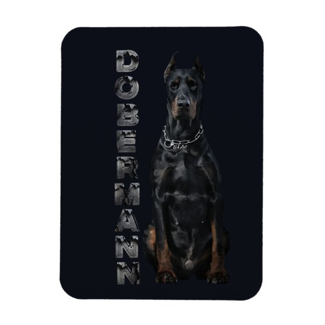 Imán Doberman Pinscher (Vertical)