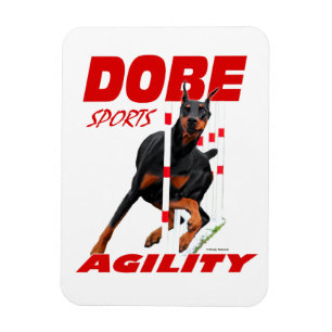 Imán Doberman Pinscher Agility Magnet