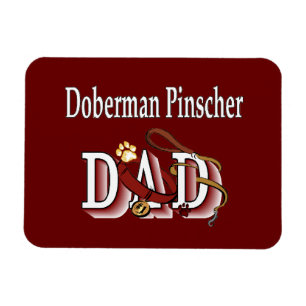 Imán Doberman Pinscher Dad