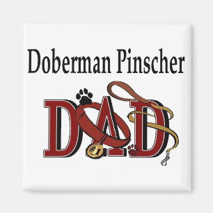 Imán Doberman Pinscher DAD Gifts