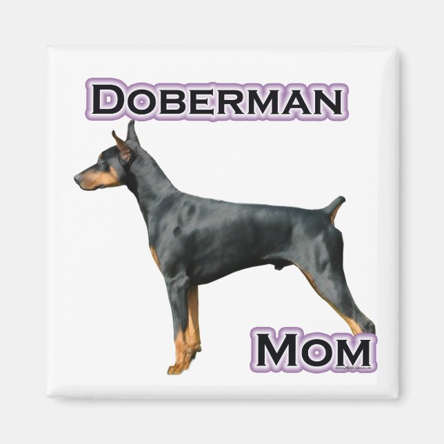 Imán Doberman Pinscher Mom 4 - Magnet (Frente)