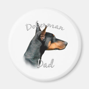 Imán Doberman Pinscher (negro) papá 2