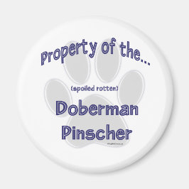 Imán Doberman Pinscher Property - Magnet