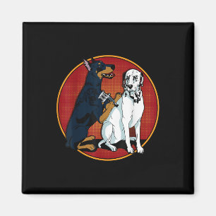 Imán Doberman Tattooing Dalmatian Dog