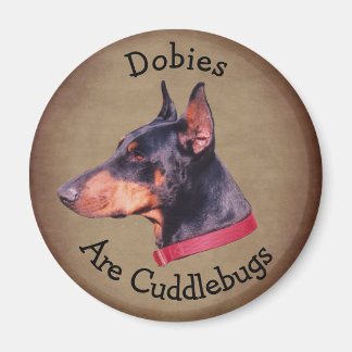Imán Dobies Son Cuddlebugs Doberman Pinscher