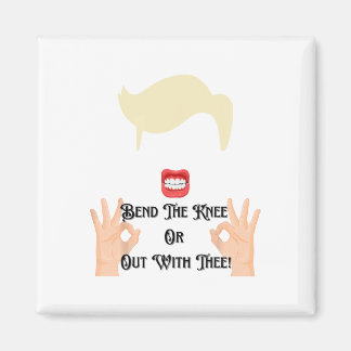 Imán Dobla La Rodilla O Fuera Contigo Trump Potus Usa