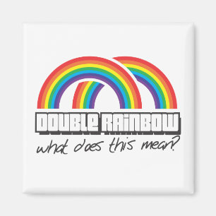 Imán Doble arco iris, ¿qué significa esto?