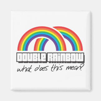 Imán Doble arco iris, ¿qué significa esto?